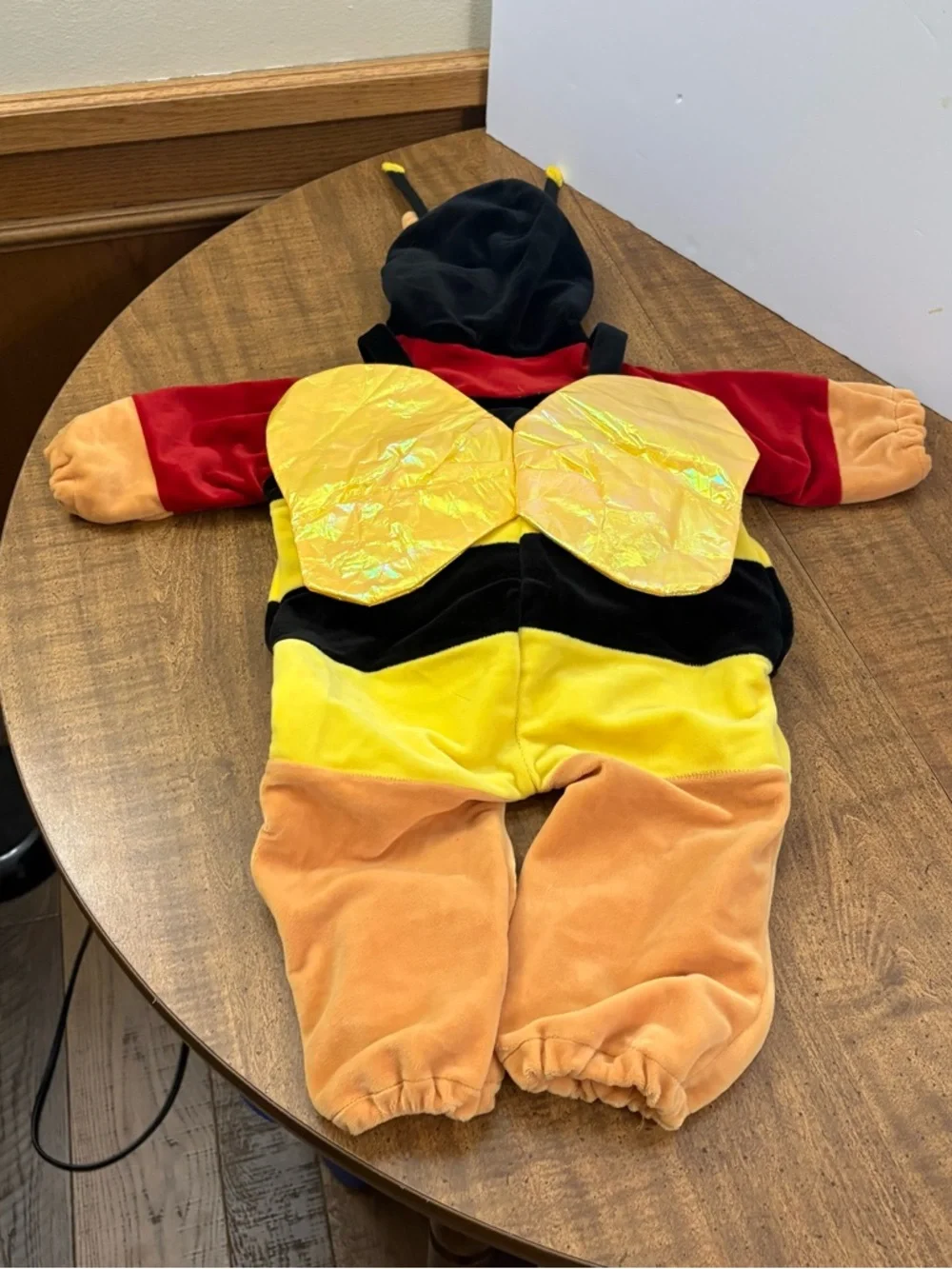 Disney Vintage Winnie the Pooh Halloween Costume Size 6-12 Months Honey Bee - Picture 3 of 5